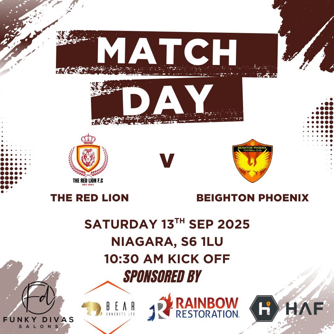 Bottom Red Lion are back with our first game of the season today as a newly promoted team. We’re buzzing for this season. 

Can we kick on from our untouchable performance last season? 

BRL🔴🦁