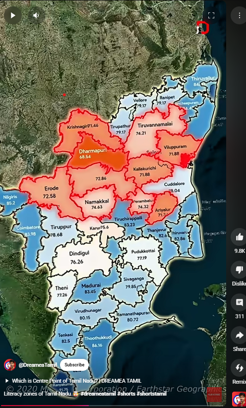 kingsofdeccan's tweet photo. @Itzzz_aRuN @AcuranTivi kongu area has the lowest literacy rate in tamilnadu..erode namakkal dharmapuri salem have literacy rate lower than 75%..coimbatore is exception as it is has sizeable telugu malayalam population https://t.co/D6TH3tObJo