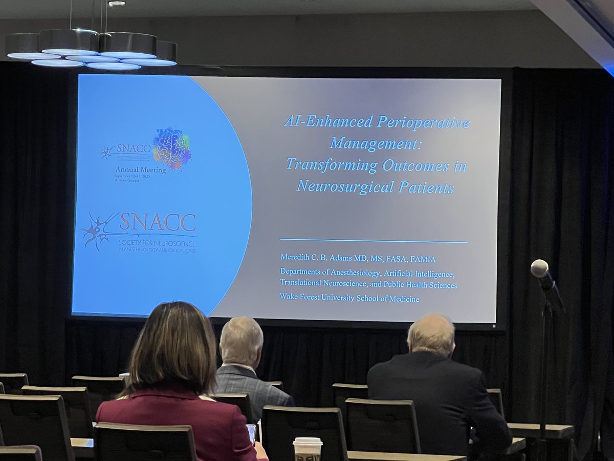 ⁦<a href="/SNACCNeuro/">SNACC</a>⁩ ⁦<a href="/gorji/">Reza Gorji, M.D., FASA</a>⁩ A great opening session at SNACC Annual Meeting 2025!
