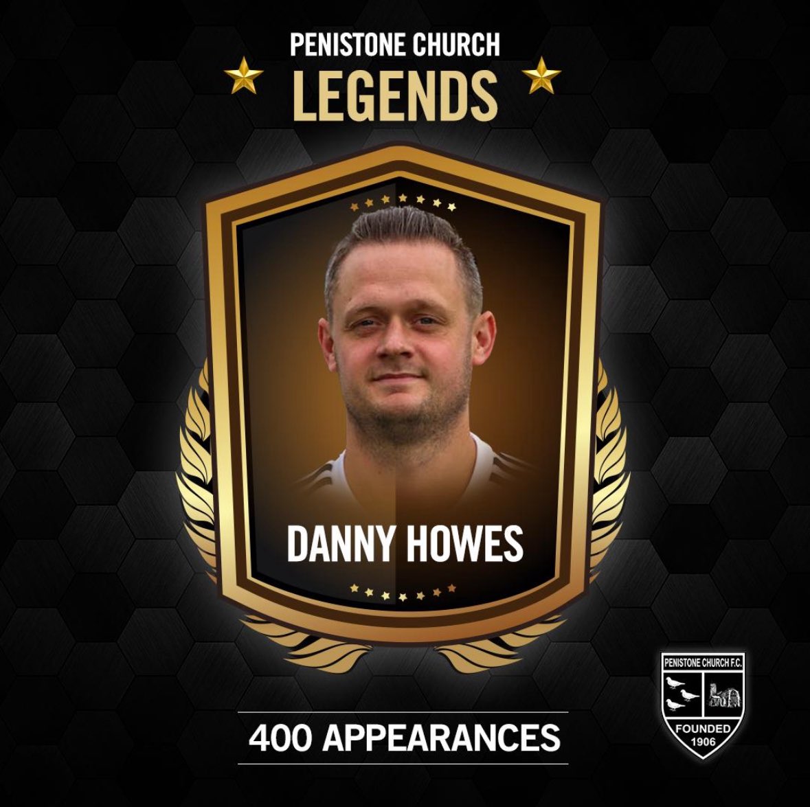 pcfc1906's tweet image. ©️ Our captain ! 

©️ Our leader ! 

©️ What a man …. and there’s none better !

©️ 400th @NCEL appearance today with many more before we got promoted to step 6. 

©️ Congrats @HowesDanny from everyone at the club !