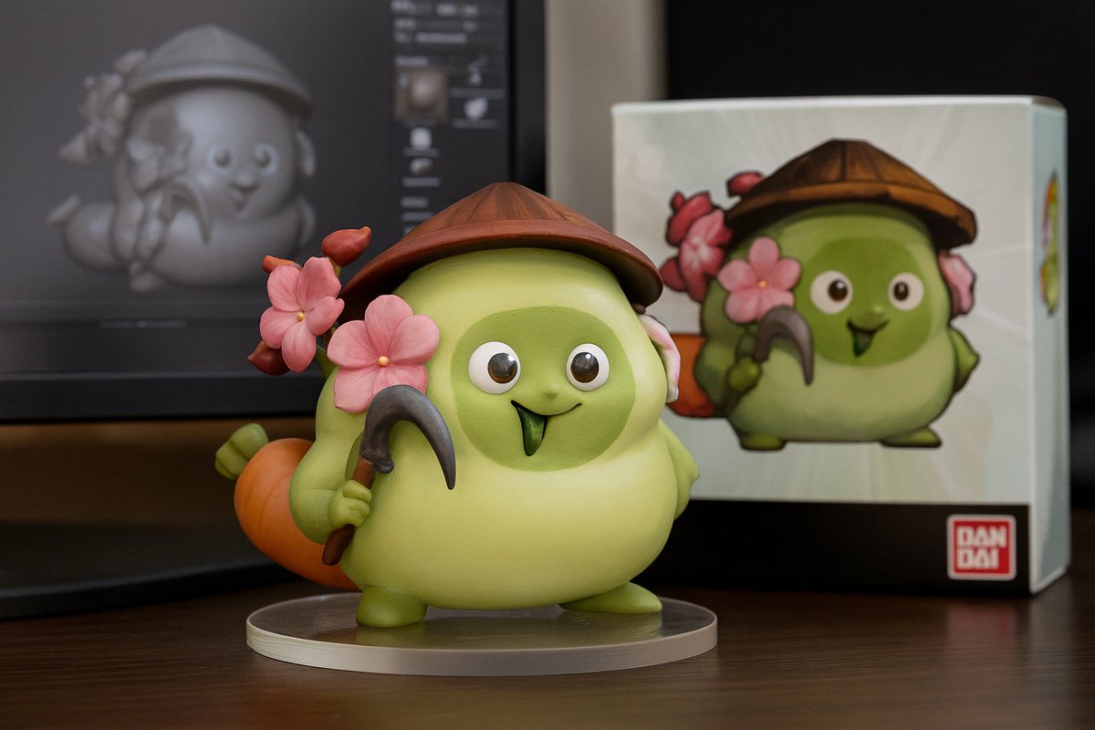 Would you buy this <a href="/AxieInfinity/">Axie Infinity</a> x <a href="/RiceFarmerRonke/">Ronke Rice Farmers</a> toy? 🫶

This is the Master Farmer (Axie Infinity Edition) on Ronke Rice Farm. 💚

Super cute! 😍

$RONKE $RICE $RON