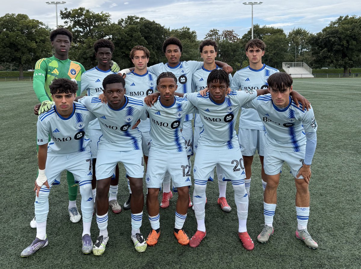 Académie du CF Montréal (@academiecfm) on Twitter photo L’alignement partant U18 ce matin contre <a href="/NYCFCYouth/">New York City FC Youth</a> 👊 :
Keita
Tchouta - Samson (cap.) - Zamble - Njikam
Arnaud - Pascal - Sadek
Lachhab - Graham-Roache - Doré-Bélair
#CFMTL #MLSNEXT L’alignement partant U18 ce matin contre <a href="/NYCFCYouth/">New York City FC Youth</a> 👊 :
Keita
Tchouta - Samson (cap.) - Zamble - Njikam
Arnaud - Pascal - Sadek
Lachhab - Graham-Roache - Doré-Bélair
#CFMTL #MLSNEXT