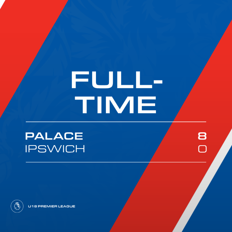 Absolutely incredible 🤩

A late Casey goal sees the Eagles replicate Birmingham on the opening day!

Our U18s claim their first home victory of the Premier League South season - and they did it in style 👏

#CPFC