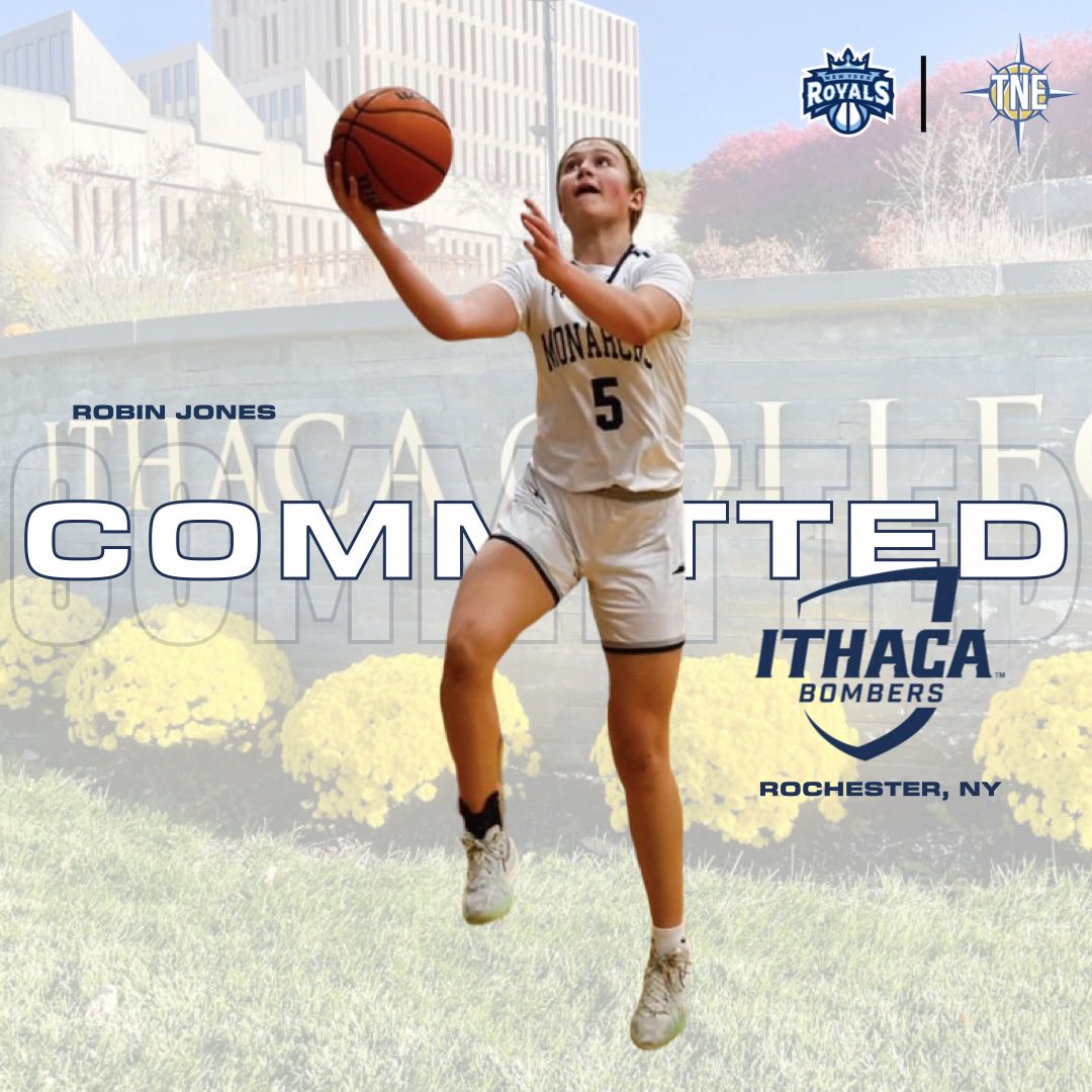 Congrats to Robin Jones on her recent commitment to Coach Dan Raymond and <a href="/IthacaWBB/">Ithaca Women's Basketball</a>  #RoyalFamily