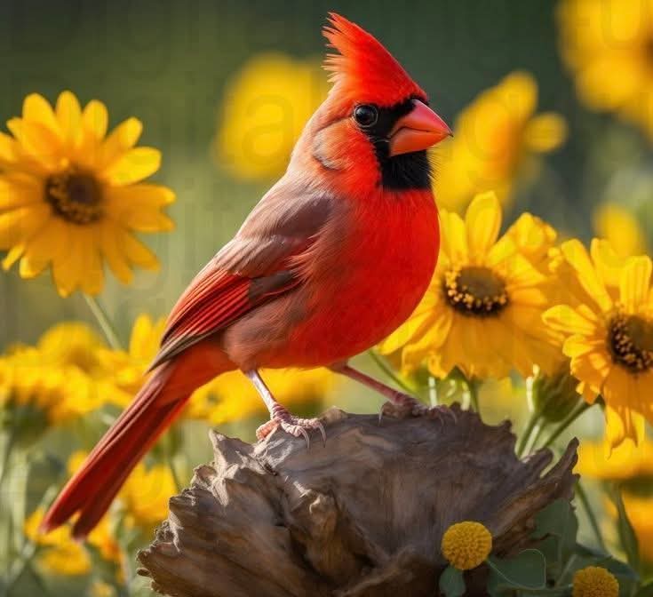 My  sidekick carl the cardinal and I wish all of cardnation a bright beautiful Saturday full of joy and happiness. Have a great day peeps. L's up and cards4eva ♥️💯.