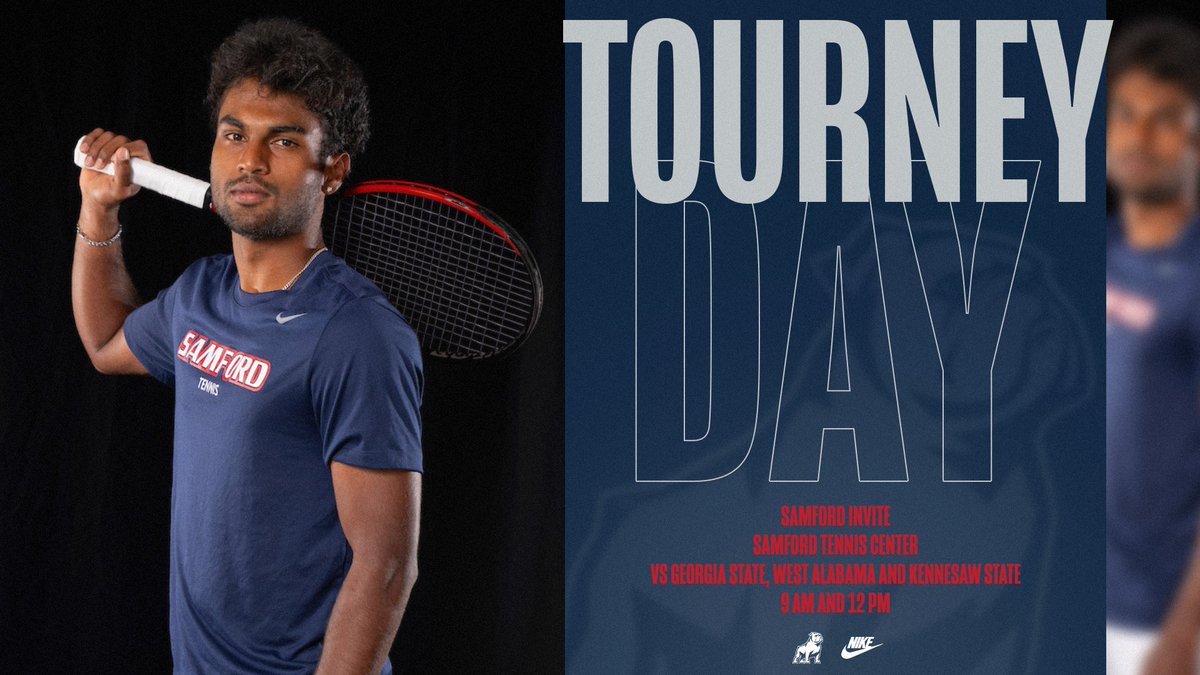 Samford Invite Day 2 ‼️ 

📍 Samford Tennis Center
🕑  9 AM &amp; 12 PM

#AllForSAMford