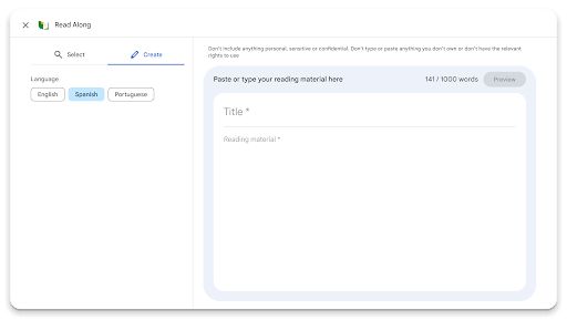 jrsowash's tweet photo. Read Along for #GoogleClassroom now supports custom content! Copy and paste content from a source and Read Along will provide guided reading support!

Note: This feature requires an #EDUPlus or Teaching&amp;Learning license.

Learn more: https://t.co/GY7QRloudi

#GoogleEDU https://t.co/QqVcSAh5ip