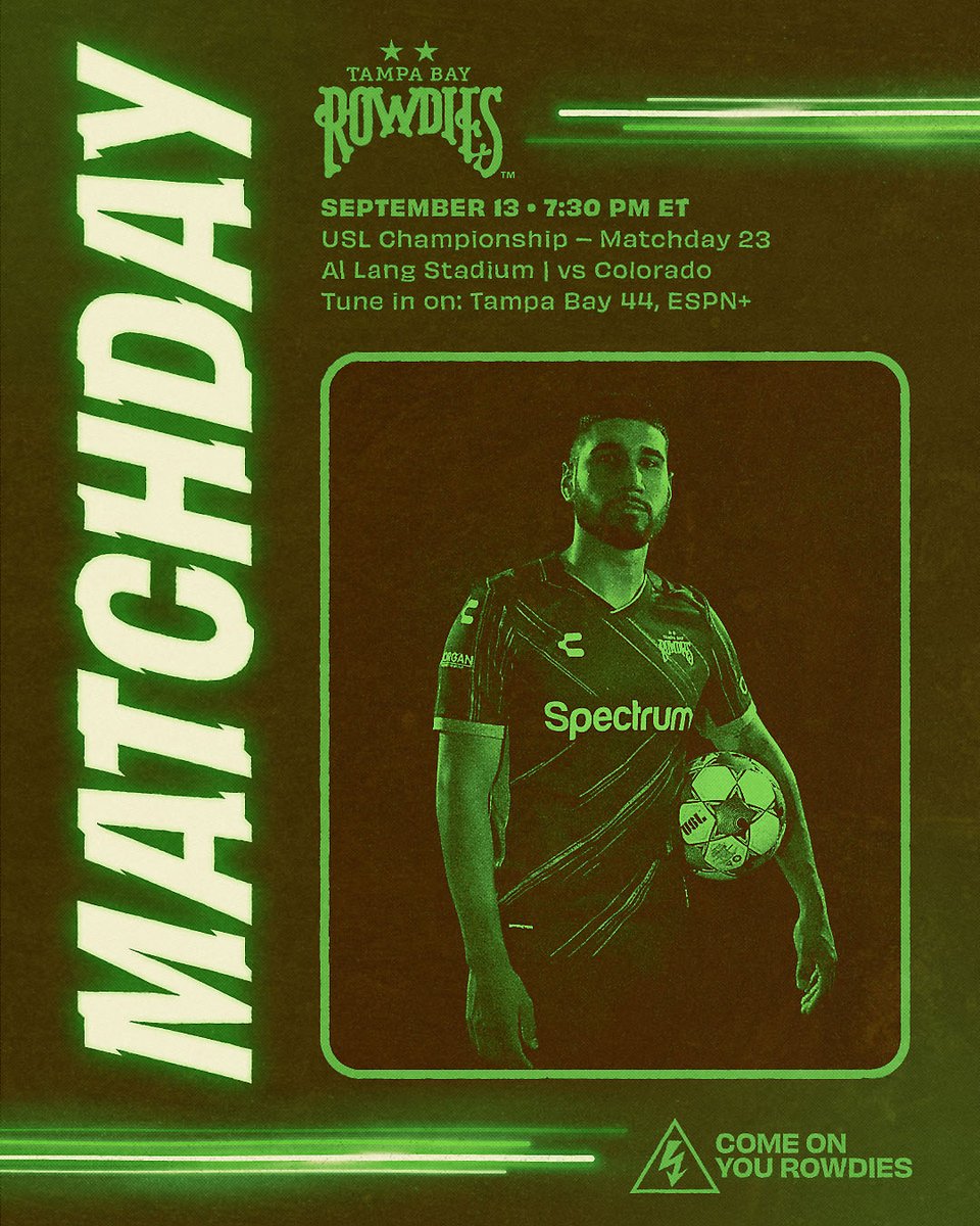🚨Sound the alarms: It's Matchday at Al Lang! 

🆚 Colorado Springs 
🚑 First Responders Night 
⏰ 7:30 pm kickoff
🎟️ bit.ly/4nFFPpx
