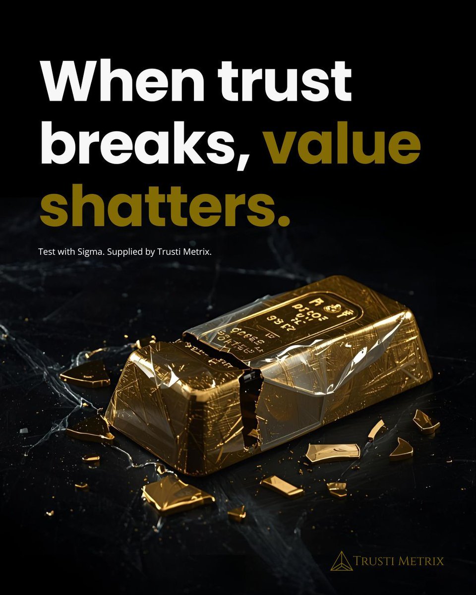 trustimetrix's tweet image. When trust breaks, value shatters.

Counterfeit bars don’t just look convincing — they can cost you thousands if you don’t test.

Sigma Metalytics gives you safe, accurate, non-destructive results in seconds.
Supplied worldwide by Trusti Metrix.

#TrustiMetrix #GoldVerification