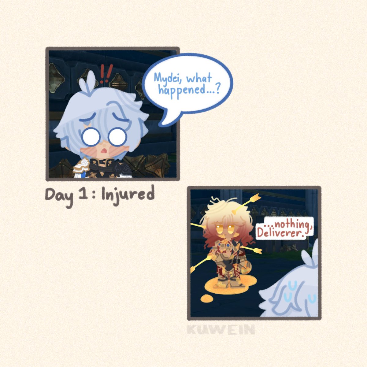 kuweinn's tweet image. One day, during a mission in Castrum Kremnos…

[ #phaidei #PhaideiWeek #PhaideiWeek2025 ]