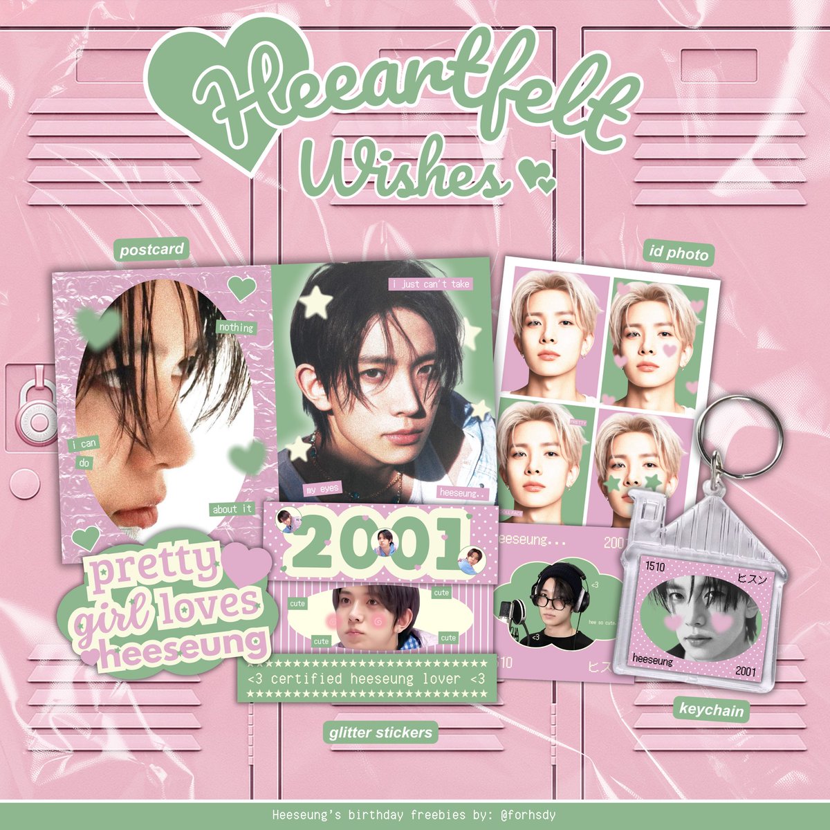 forhsdy's tweet image. 𝓗eeartfelt 𝓦ishes ★.ᐟ
       💌 . . heeseung birthday freebies by @forhsdy 

how to claim? 
 
⭑ rt and like this post
⭑ jalnandans / engene ina only
⭑ claim by shopee : 25/O9/2O25 — 19.OO WIB
⭑ limited qty — 𝙧𝙚𝙖𝙙 𝙩&amp;amp;𝙘

kindly drop ur @ if you want to be tagged! ♡