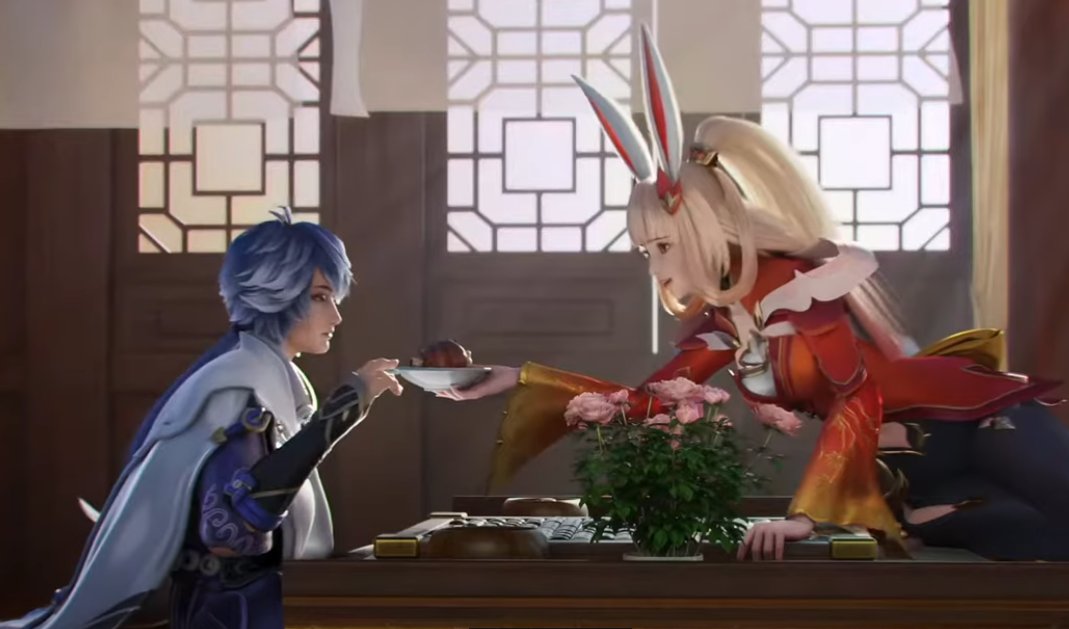 OilPainThais's tweet image. China Game CG | King of Glory #王者荣耀CG弈星日常 Yi Xing&apos;s Vlog #ChineseGameTrailer #CGI3D #animated