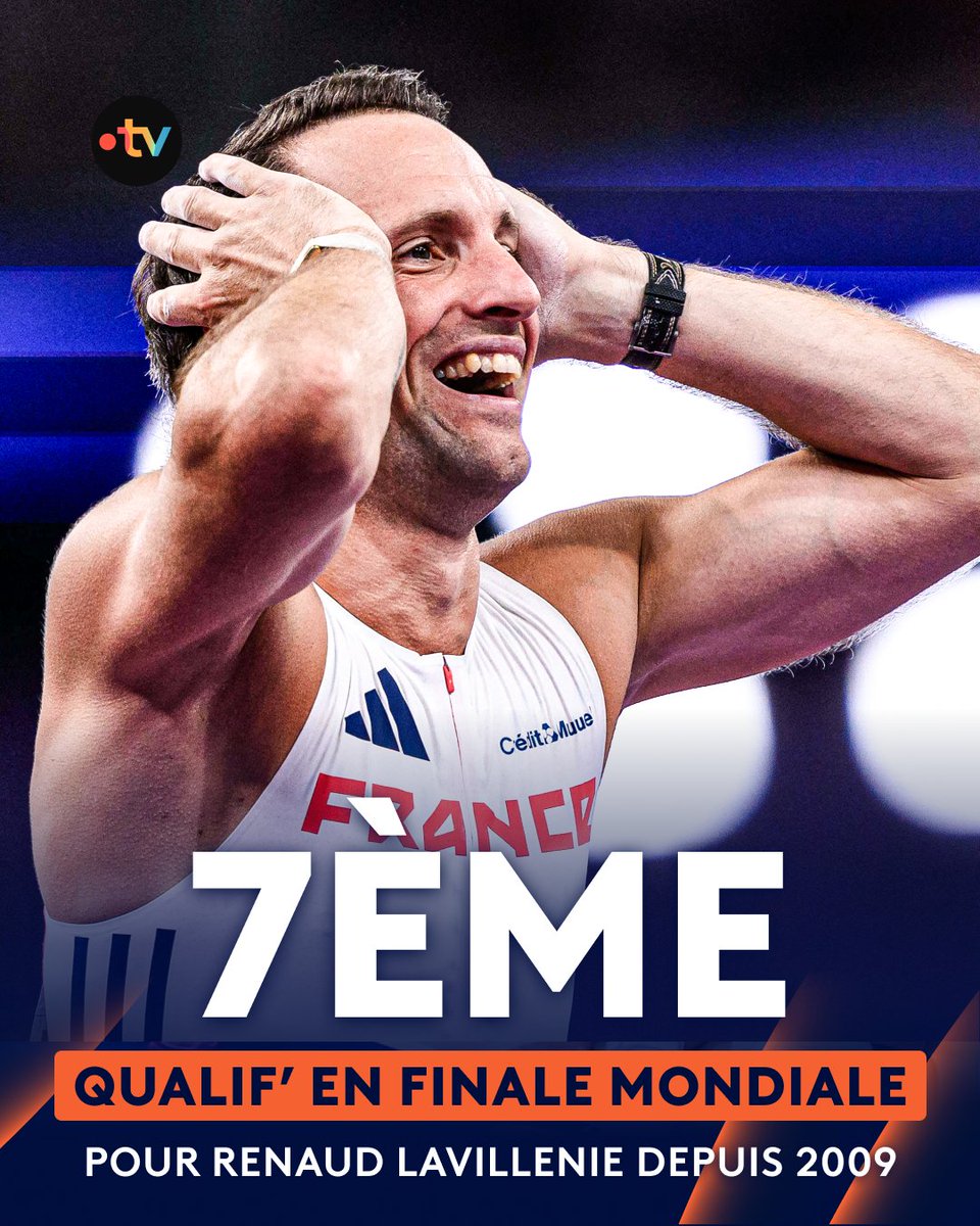 🗼 #WCHTokyo25 | 🇫🇷 En terminant 10ème des qualifications, Renaud Lavillenie décroche son ticket pour sa 7EME FINALE mondiale en plein air, à presque 39 ANS !

🤯 Longévité extraordinaire.