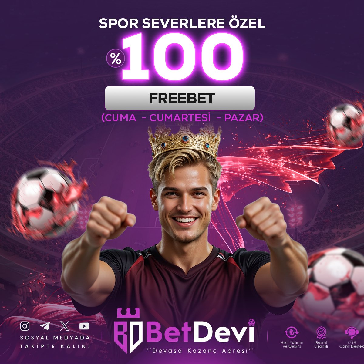 betdevi01's tweet photo. BETDEVİ SPOR SEVERLERİN YANINDA!     

5000TL ye kadar FREEBET SENİ BEKLİYOR!

#casino #betdevi #FenerinMaçıVar #besiktasinmacivar #mahkeme #BugunGunlerdenGalatasaray #hakim 

Üyelik için: https://t.co/nrTNkohOFC https://t.co/ZiQPz2sgOB