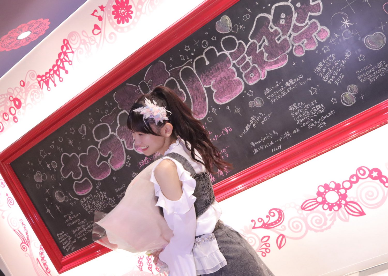 NGT48 個別ハイタッチ会 シアターくじ　西潟茉莉奈　アクスタ NGT48西潟茉莉奈 シアターくじ アクリルスタンド 缶バッチ
