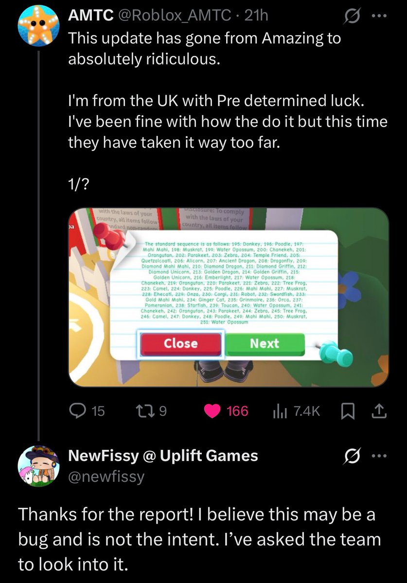 Adopt Me may be making a change to predetermined values, according to NewFissy 🥚✨