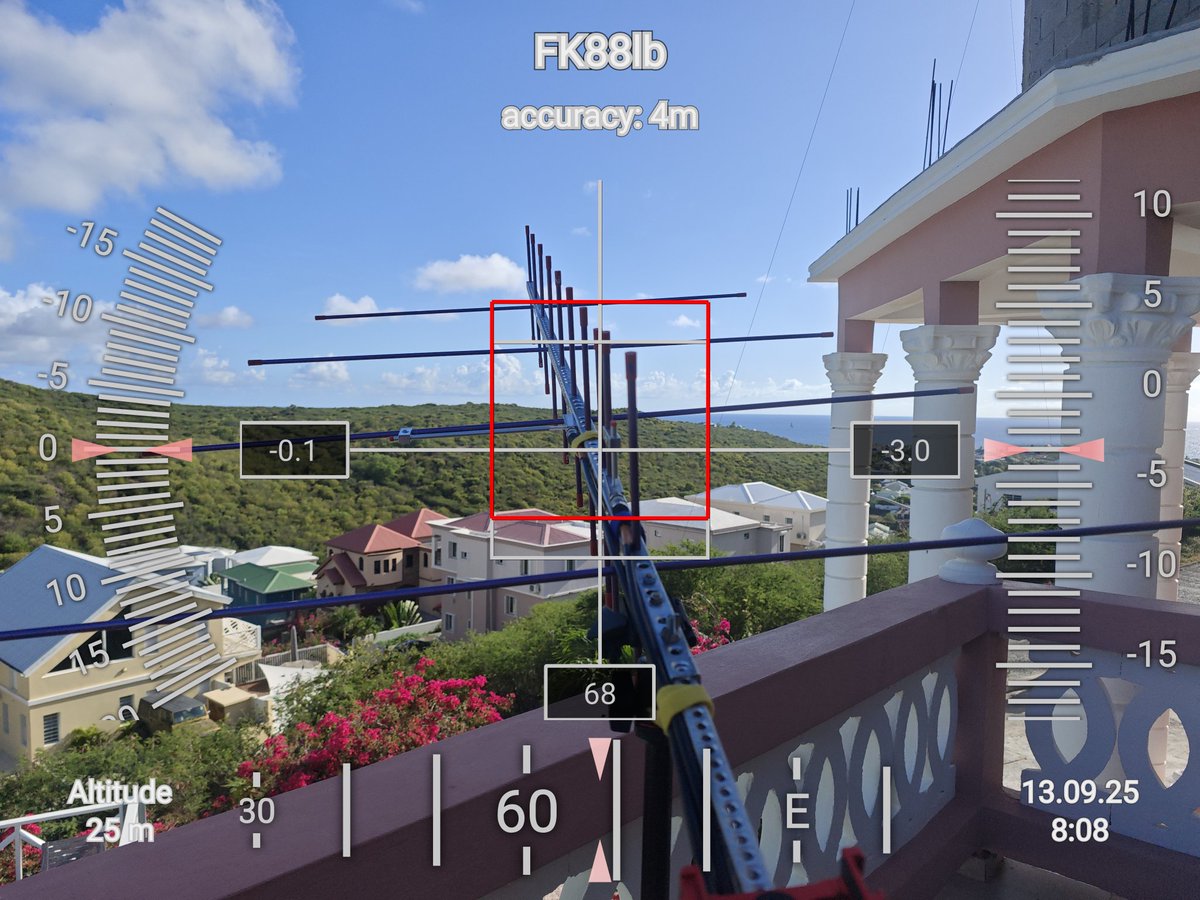 SAT antenna ready PJ7K
