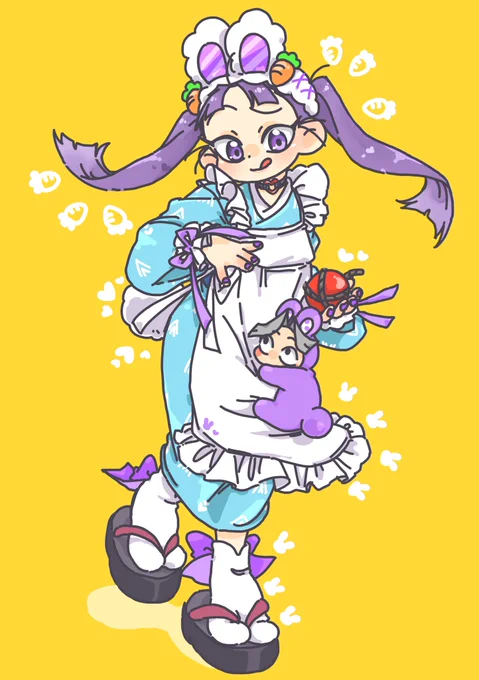 メイド仙とうさ綾 可愛いから見てくれ (某ポテナゲチャンはホシさんじゃなかったね(?))