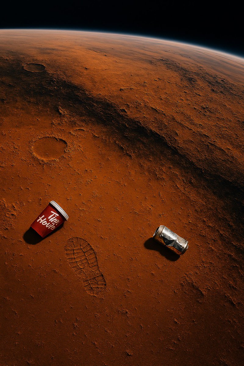 c1954m's tweet photo. Preuve qu'il y a bien de la vie sur Mars. Photo prise par la sonde spatiale chinoise Huàji 4. https://t.co/J5nqtulpwD