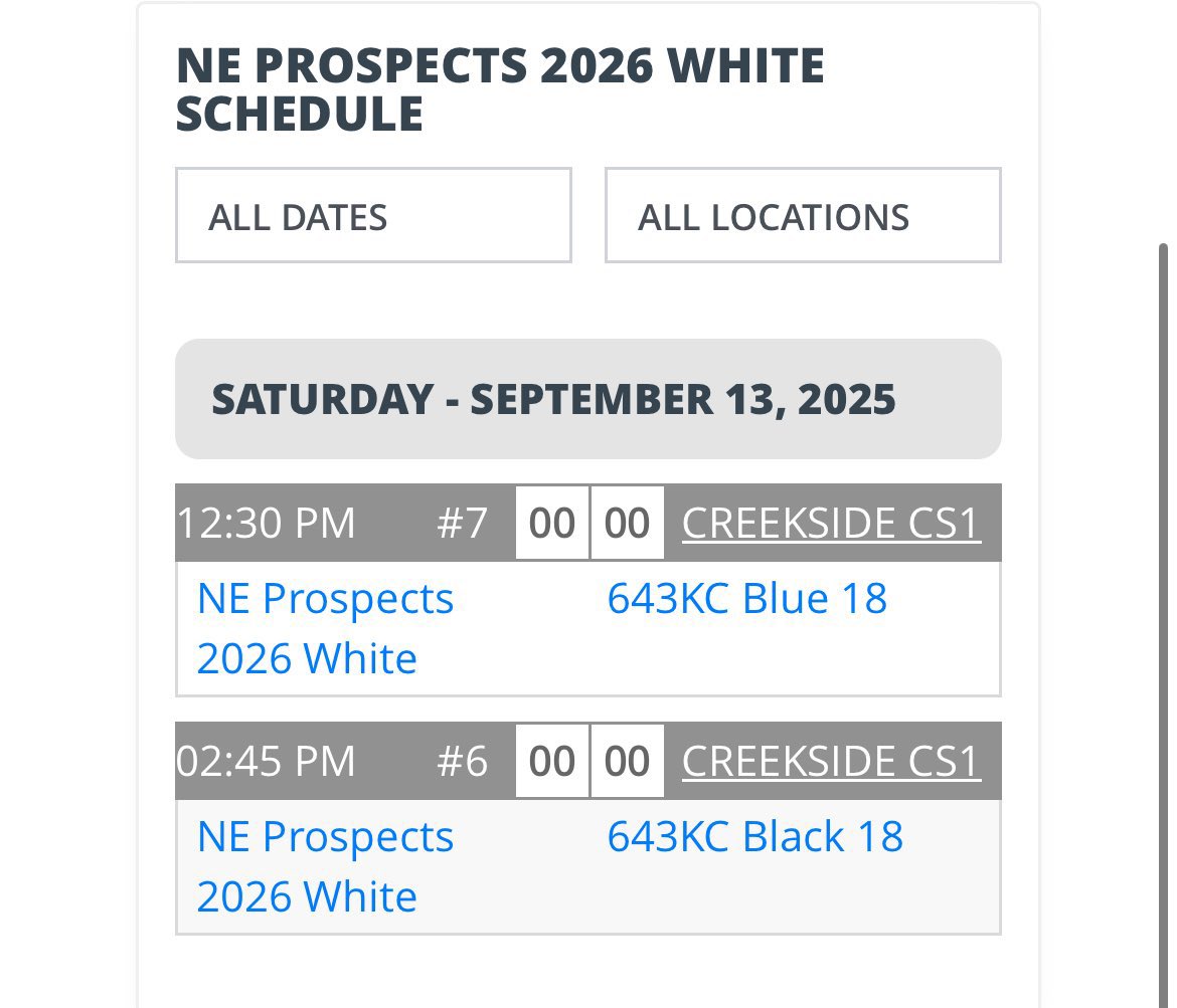 I will be down in Kansas City this weekend at Creekside with <a href="/Prospects_NE/">Nebraska Prospects Baseball Club</a> I am throwing game 2 today on field 1 at 2:45. Looking for another good weekend with the boys. 

<a href="/PrepBaseballNE/">Prep Baseball Nebraska</a> <a href="/ewwil17/">Ethan Wilson</a> <a href="/BenJohnson_20/">Ben Johnson</a> <a href="/NWC_Baseball/">Northwestern Baseball</a>