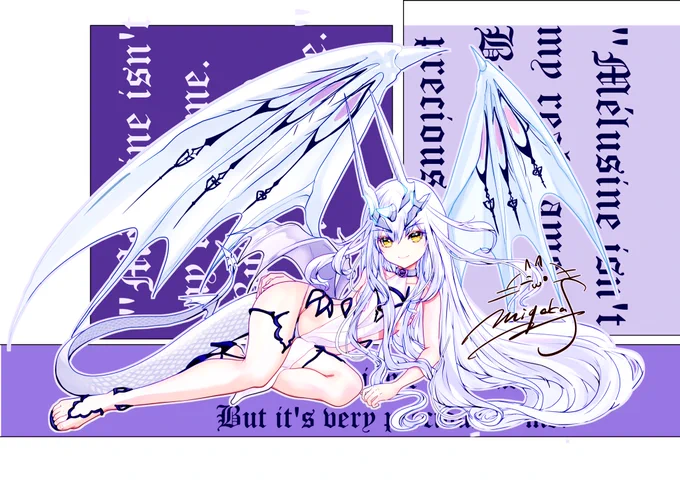 #夏が終わりそうだし今年描いた水着絵を貼ろう

つよつよドラゴン🐉✨ 