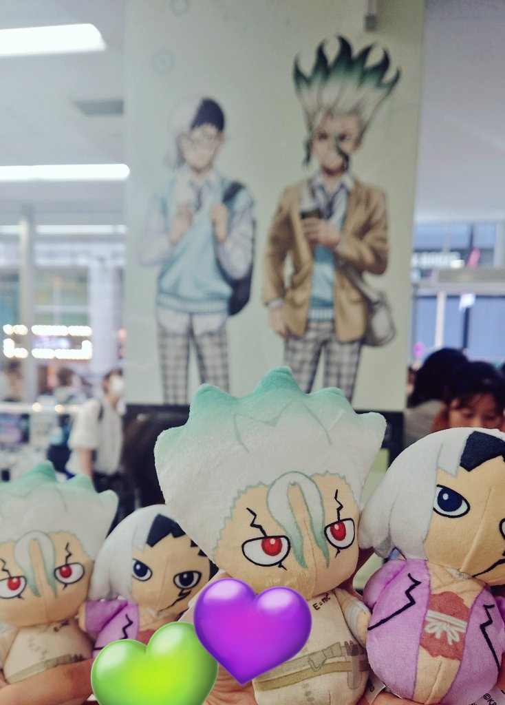 コラボカフェからのG|GO！
編みぐるみちゃんもゲットできて嬉しい〜！！めちゃ食べました！
柱も見れた！！🤣💕