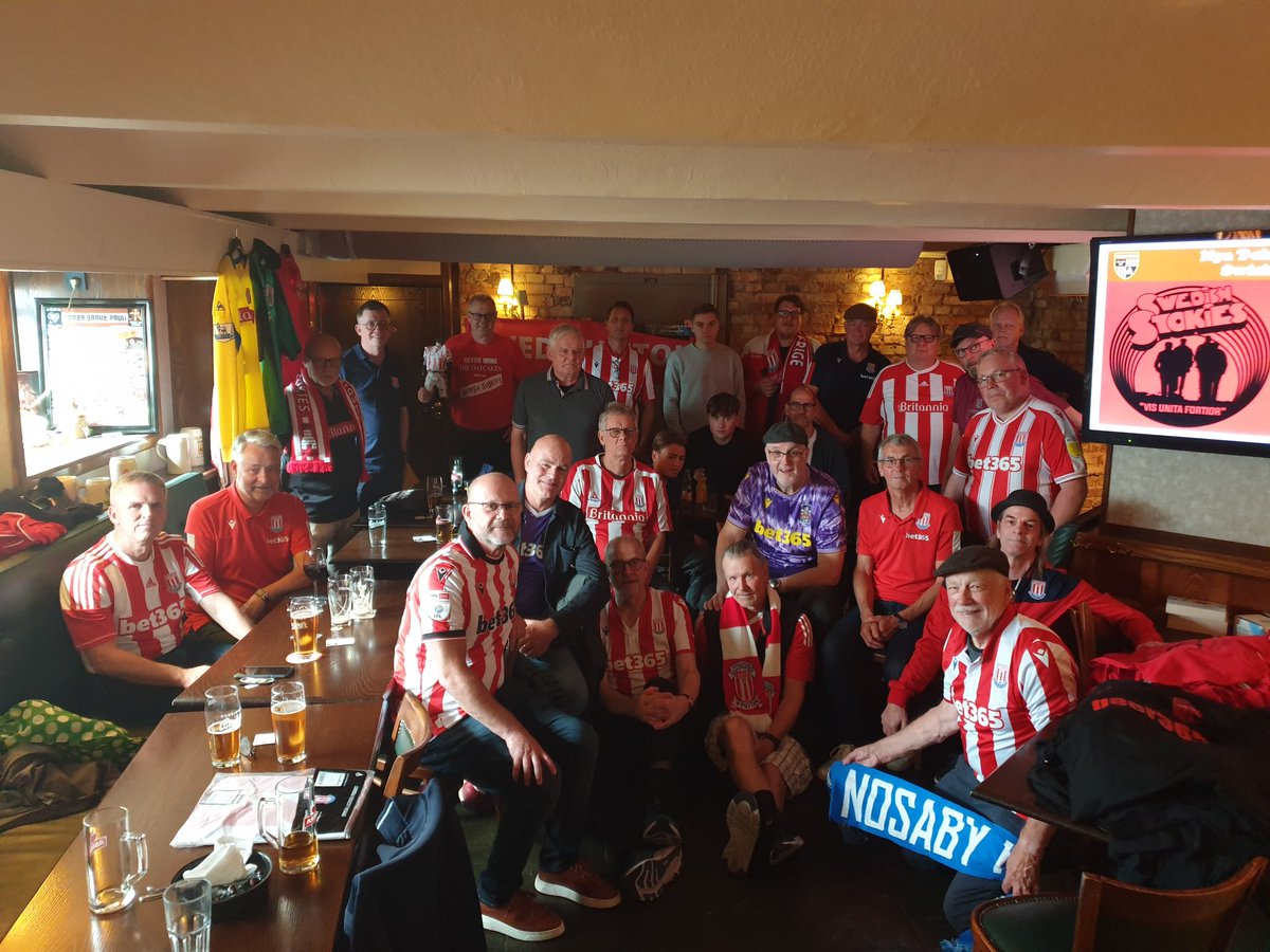 Swedish Stokies årsmöte i Helsingborg. Up The Potters! 🔴⚪👍