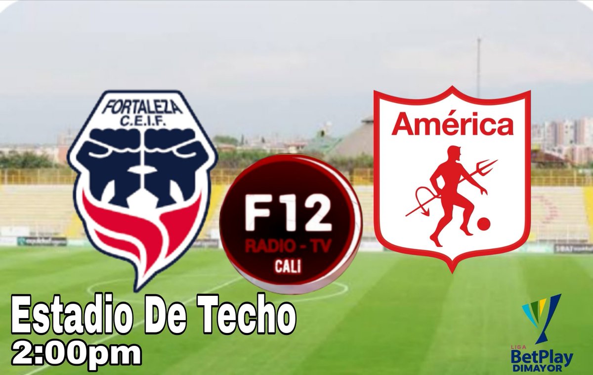 👹🔴
Hoy el rojo salta a la cancha en el estadio de Techo a las 2:00 p.m. para enfrentar un nuevo reto.

Un debut q no admite excusas: el equipo necesita reacción inmediata y resultados ya.
<a href="/FortalezaCEIF/">Fortaleza</a>
Vs 
<a href="/AmericadeCali/">América de Cali</a> 
Vivelo por <a href="/F12radiotv/">F12RADIOTV Tú Canal Deportivo</a>