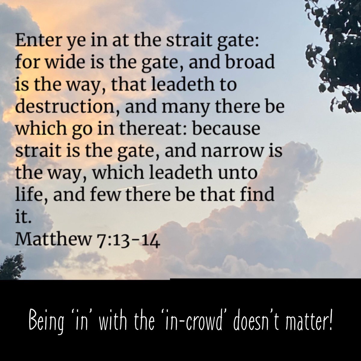 The CROWD isn’t always wrong: but it isn’t always right, either! That’s why we need guidance from the Bible!
#fontmania