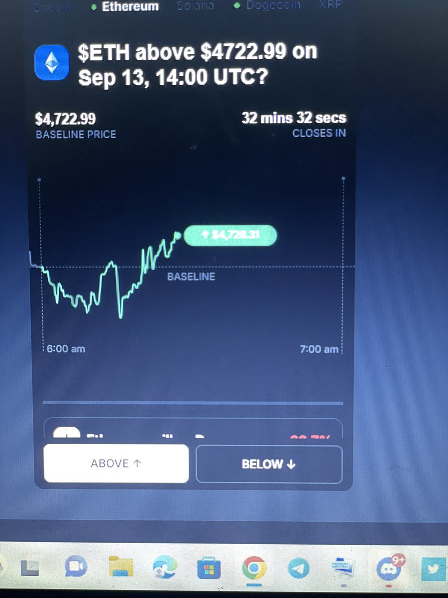 Traded $ETH to go below $4722.99 in the next 30mins

You might wanna join me too on <a href="/trylimitless/">Limitless</a> 

gQuack traders!