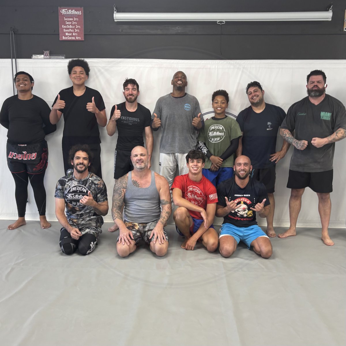 FastidiousJJA's tweet image. ⭐️⭐️⭐️⭐️⭐️
Ready for some extra mat time? ✨ Join our Teen &amp;amp; Adult (ages 13+) Open Mat Saturdays at 11 AM. Everyone welcome! 
Book a free class: FastidiousJiuJitsu.com 📍

 #OpenMat #JiuJitsu #BJJ #WestMelbourne #MartialArts #SelfDefense #SaturdayVibes #Training