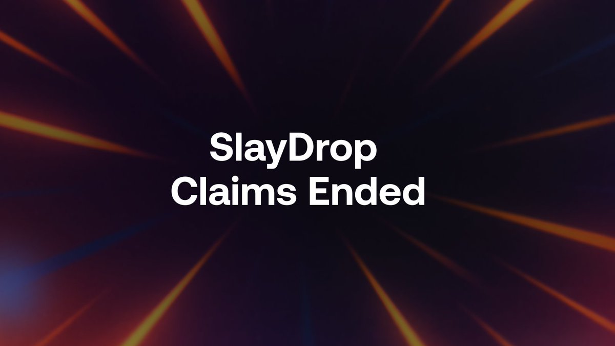 SlayDrop claims are now closed.

Thank you to everyone who participated – this is just the beginning.

Follow @SatLayer for what’s next.