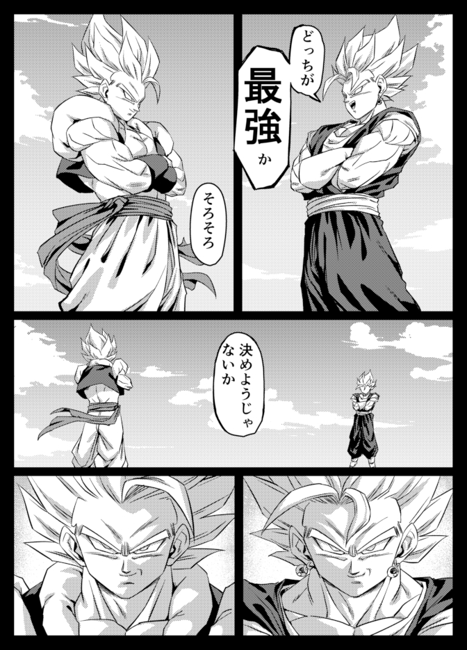 ベジットVSゴジータ① 