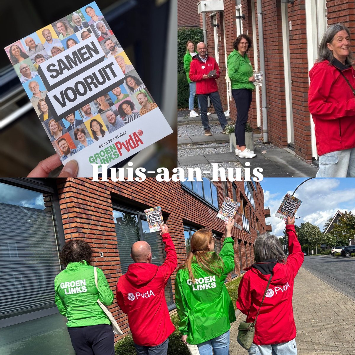 Mooie gesprekken in #Huissen vandaag tijdens het huis-aan-huizen.
Van twijfel tot zekerheid met stemmen en zorgen om de kinderen en de toestand in de wereld.
#SamenVooruit
<a href="/PvdALingewaard/">PvdA Lingewaard</a>