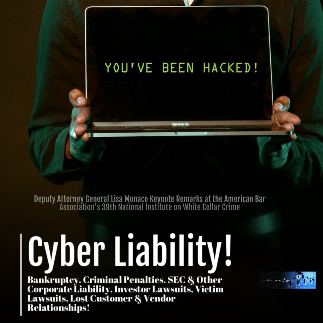 SolutionsLawyer's tweet photo. As cyber liability and enforcement continues expanding, I’m excited ISSA-LA invited me back to speak at this week’s forum in LA.  Still time to join us in Southern California.  #cyber #issala #riskmanagement #compliance   

https://t.co/l4kXlRKn4C https://t.co/DEIzUSsoaQ