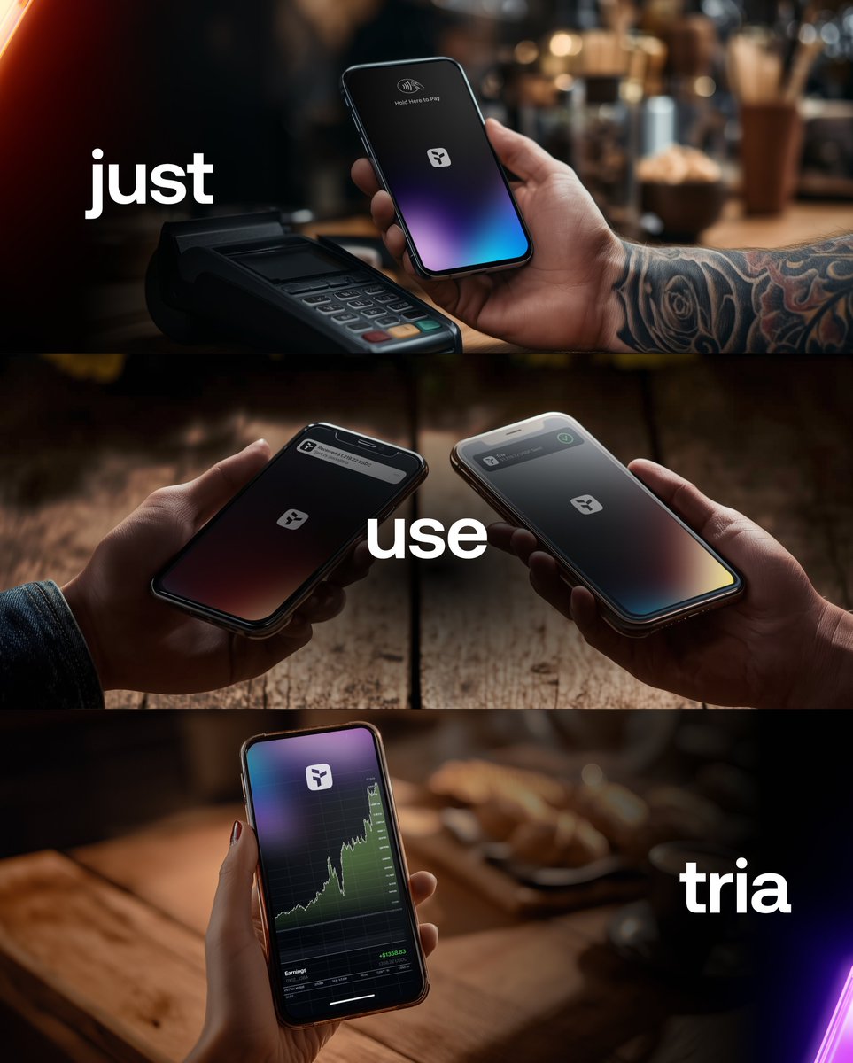 0xmxp's tweet image. Let’s be honest: using crypto today feels like playing Dark Souls on expert mode. 🎮

❌ Random gas fees
❌ Juggling seed phrases like a circus act
❌ Not being able to buy coffee with your “future of money”

Enter Tria.
- A card that actually works everywhere
- Global payments…