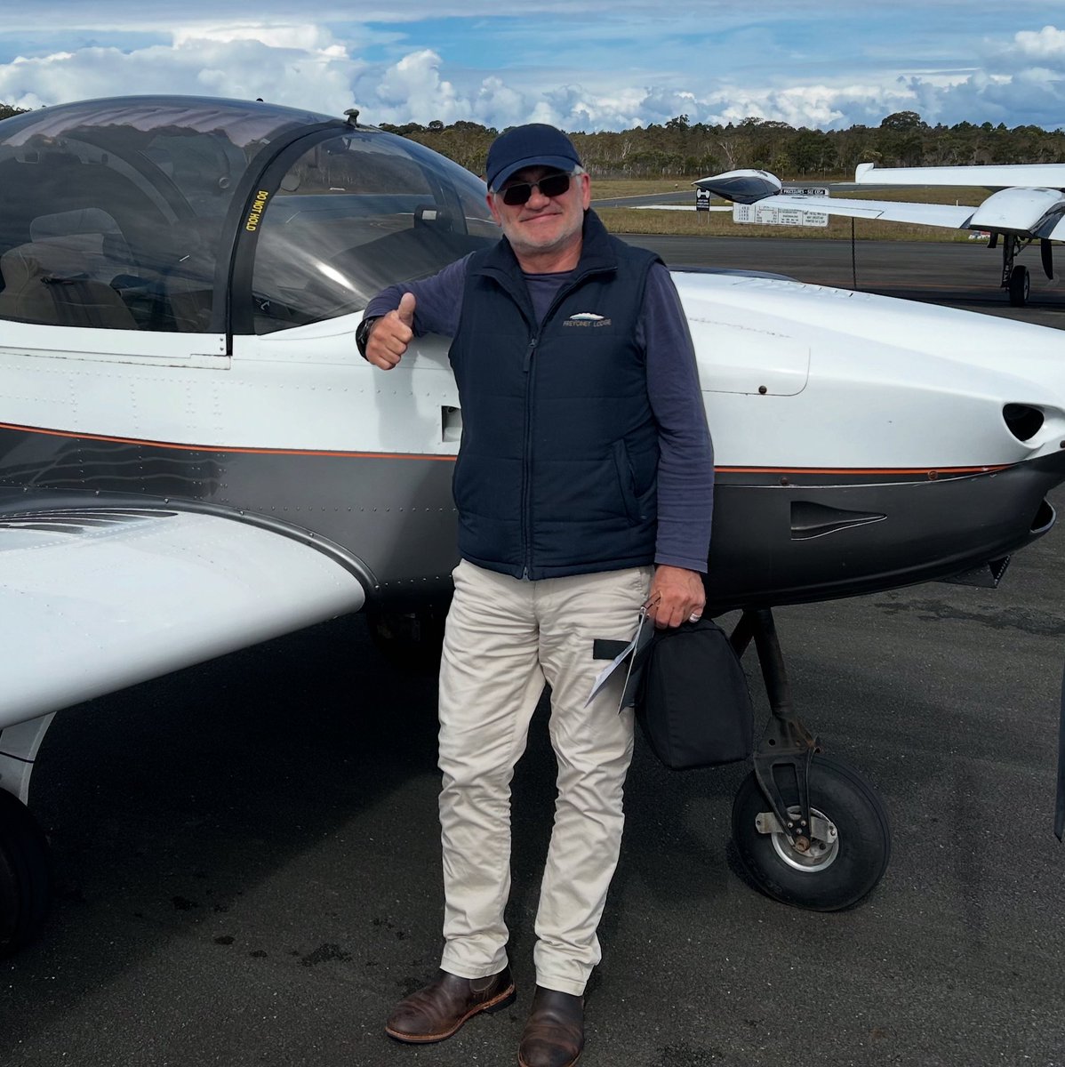 Congratulations Xavier on passing your RPC flight test today with Deputy CFI Damien. ￼

Next Xavier will private hire the Slings and build up five more command hours, watch the Passenger video briefing and then obtain his Passenger Endorsement.