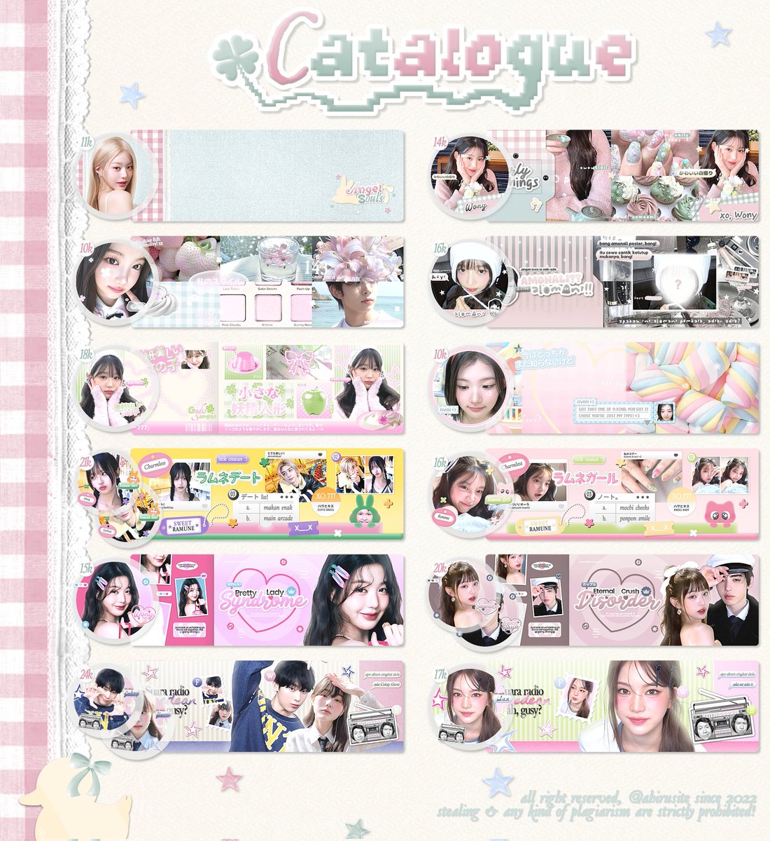 ahirusite's tweet image. heLp repOst? arigatO ___ u! #zonauang

こんにちは、bocil imoet 🧤 Gemi OPEN santai untuk CUSTOM &amp;amp; LAYOUT BY REQUEST single juga couple untuk personal use maupun SPONSORSHIP / GIVEAWAY! ayo scroll down &amp;amp; cek ALT untuk info lebih lengkapnya, ガーガー! 🥣⭐🪿