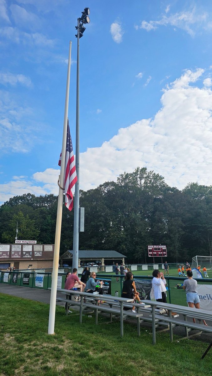 River Vale, NJ which is IN BERGEN COUNTY has their flags at HALF STAFF! The way it SHOULD BE. True Leadership.

Why is BERGEN COUNTY deciding to AVOID doing the right thing? 

All 7 Democrat County Commissioners and the Democrat County Executive need to give us answers.