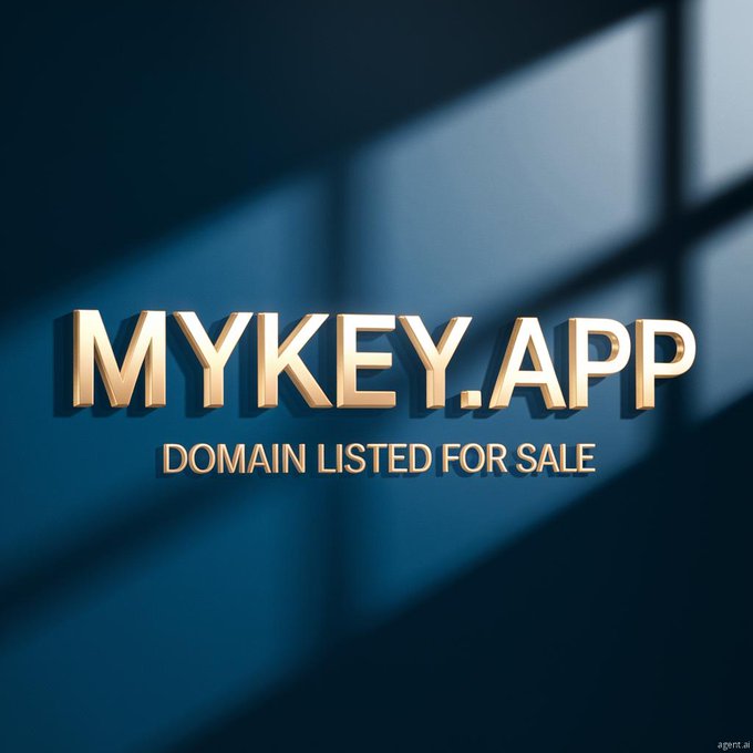 DomainFQ's tweet image. .
Domain Name For Sale

MyKey.app

#Key #MyKey #MyKeyApp #Access #Secure #Unlock #Vault #Lock #Login #Code #Token #Safe #Digital #Smart #Guard #Identity #Keychain #Crypto #Auth #Password #SafeKey #Trust #Security #Entry #ID #Encrypt #Shield #Keyless #CyberSecurity