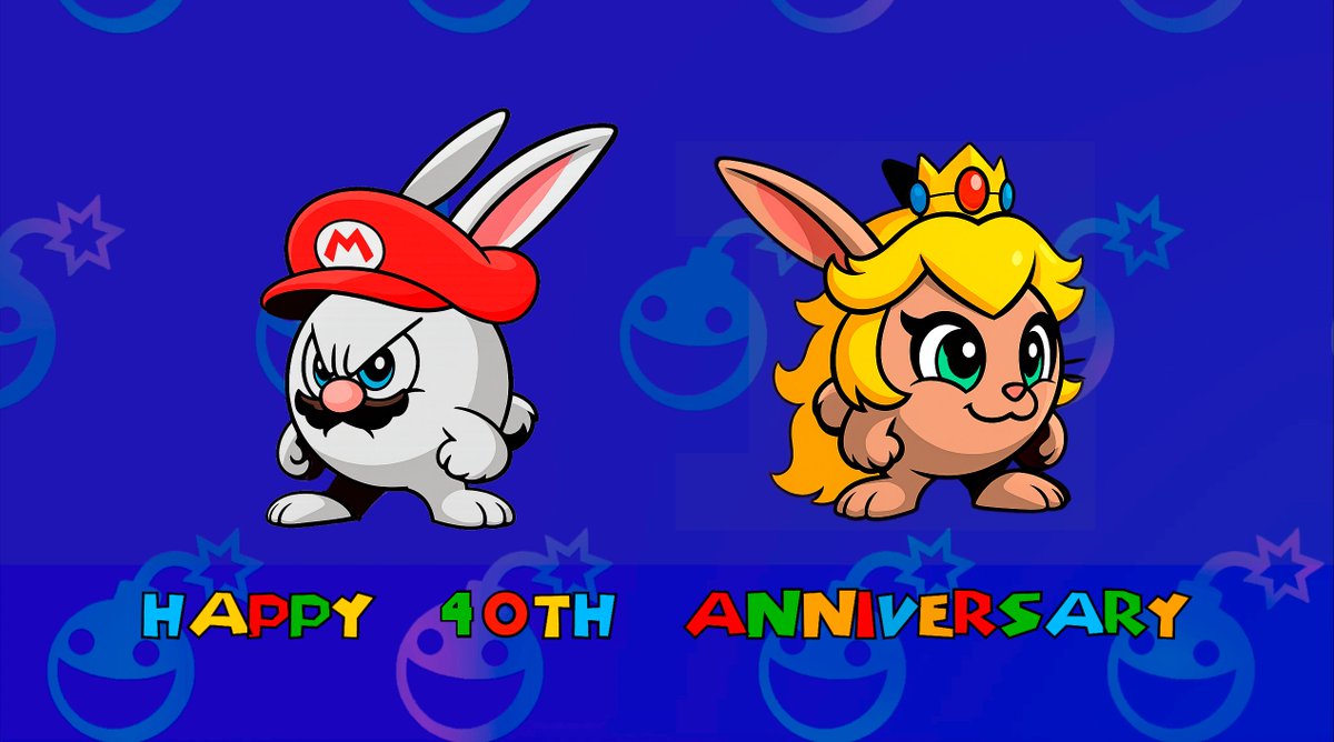 🎉 40 years of Mario magic!

From Goombas to Galaxies, and now… our Stars dressed as Mario &amp; Peach 🐰👑

Thank you, Mario, for 40 years of joy, magic, and inspiration.

Here we go! ❤️🍄

#SuperMario #SuperMario40th #SuperBombaLeague #IndieDev #GamingCommunity