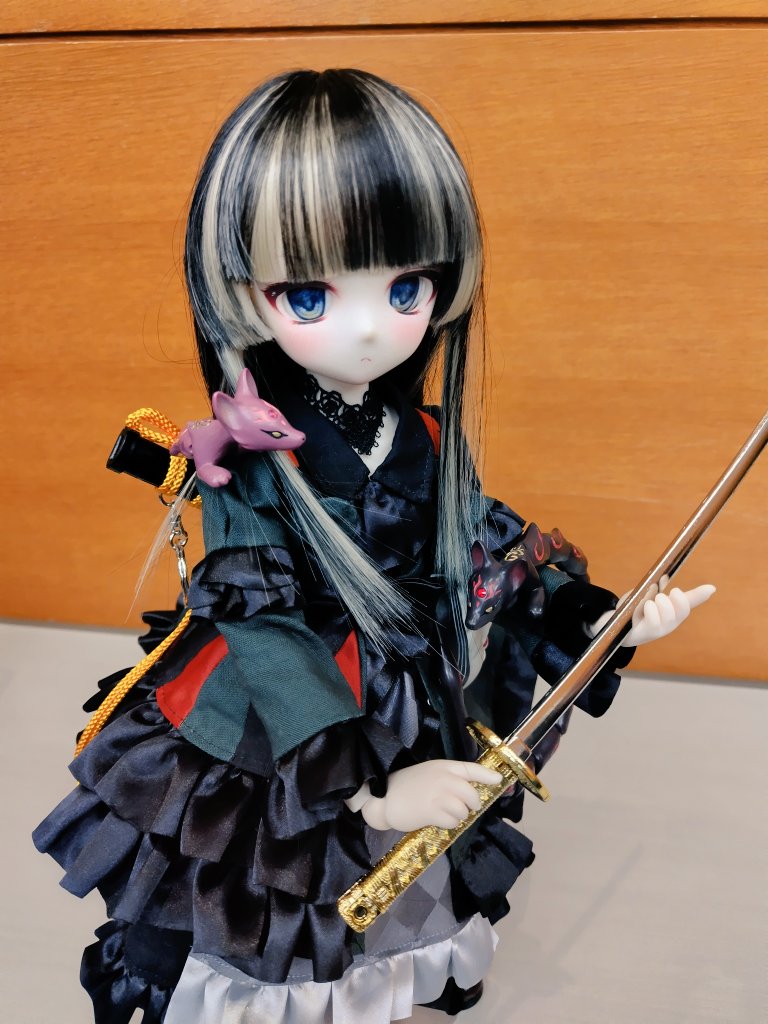 遊んでみた
クロノちゃん🐴と式神🦊と