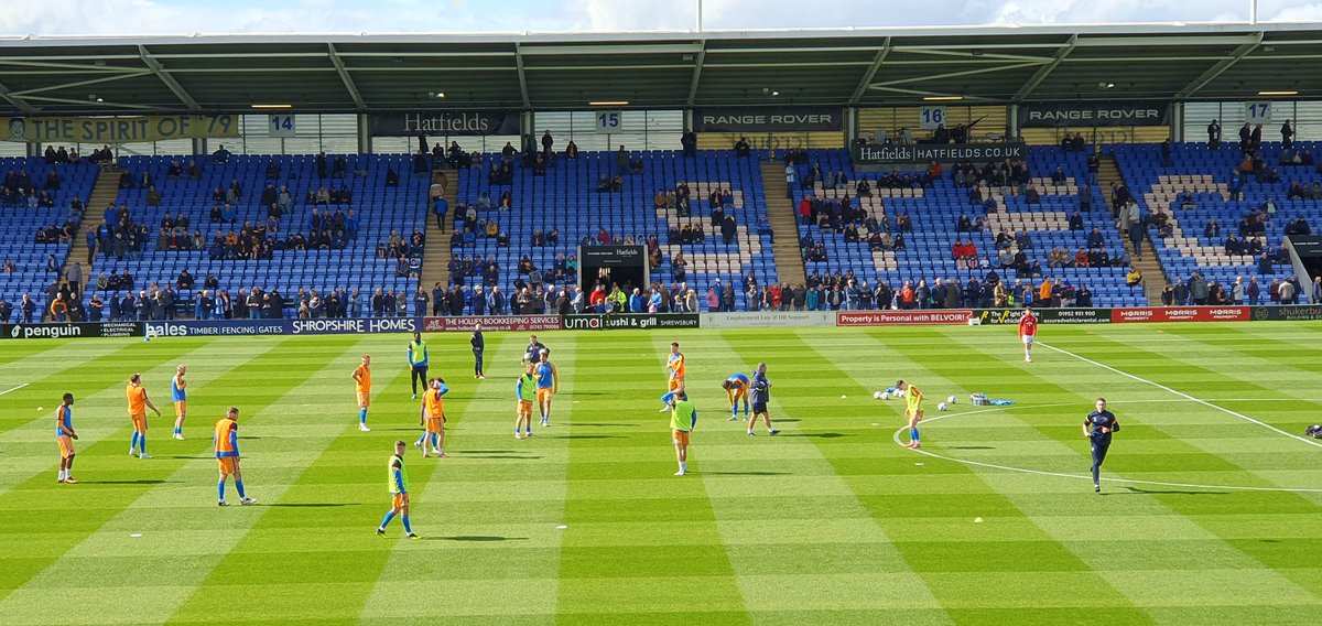 Stuart Dunn (@studunn21) on Twitter photo Final preparations for #salop before facing Salford here at the Meadow.
Full coverage <a href="/BBCShropSport/">BBC Sport Shropshire</a> now. Final preparations for #salop before facing Salford here at the Meadow.
Full coverage <a href="/BBCShropSport/">BBC Sport Shropshire</a> now.