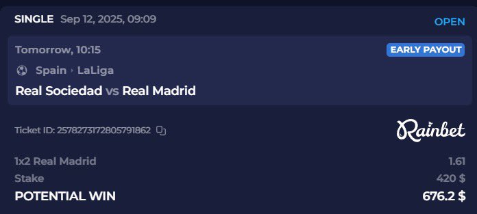 Real Madrid are too good, can’t see anything other than 3 points for Madrid.

Easy win for them today. 😏