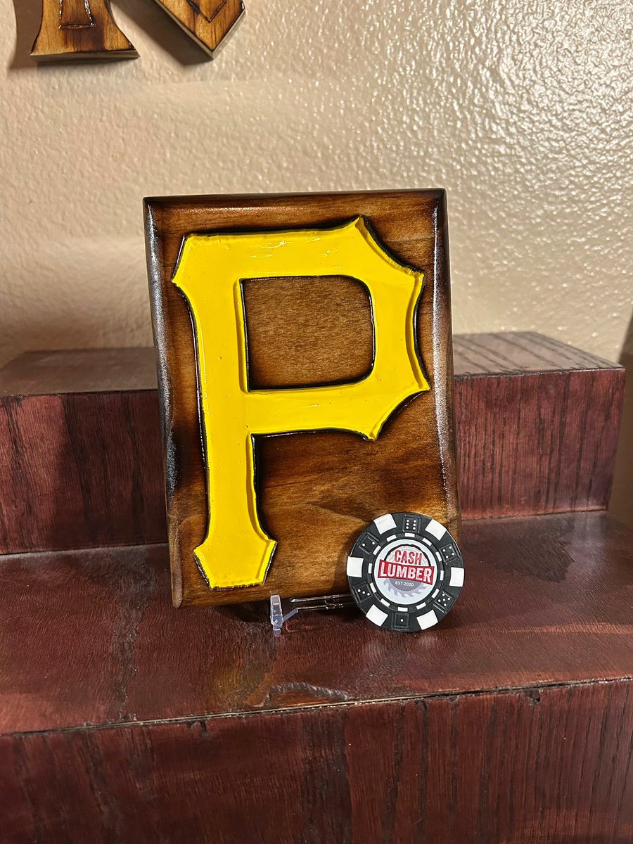 Cash (@1cash28) on Twitter photo Pittsburgh Pirates 5” wood art with acrylic stand. $55 shipped US.
♻️Reposts appreciated.
<a href="/84baseballcards/">84Cards • Daily Team B/S/T</a>
<a href="/TheHobby247/">The Hobby 24/7</a>
<a href="/NickPerry8/">Nick Perry</a>
<a href="/HobbyRetweet_/">Hobby Retweet</a>
#TBBReposts
#LetsGoBucs Pittsburgh Pirates 5” wood art with acrylic stand. $55 shipped US.
♻️Reposts appreciated.
<a href="/84baseballcards/">84Cards • Daily Team B/S/T</a>
<a href="/TheHobby247/">The Hobby 24/7</a>
<a href="/NickPerry8/">Nick Perry</a>
<a href="/HobbyRetweet_/">Hobby Retweet</a>
#TBBReposts
#LetsGoBucs