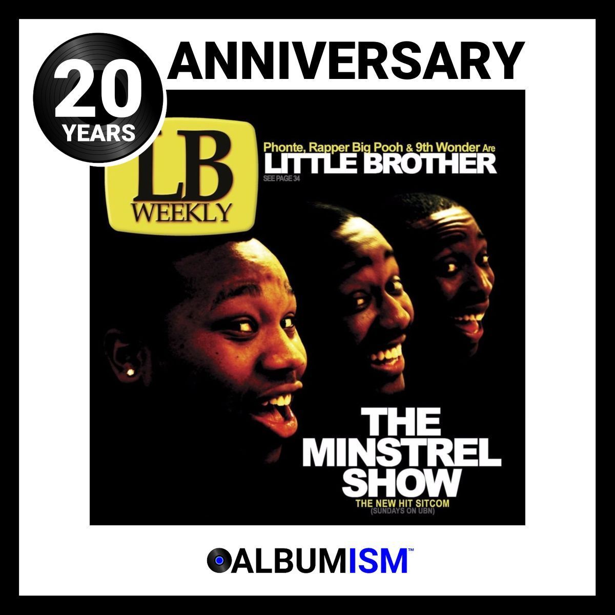 Happy 20th Anniversary to Little Brother’s second studio album ‘The Minstrel Show’ originally released September 13, 2005 | Listen to the album + read our tribute by <a href="/j_ducker/">Jesse Ducker</a> here: album.ink/LttlBrthrTMS <a href="/LittleBrotherNC/">LittleBrotherNC</a>