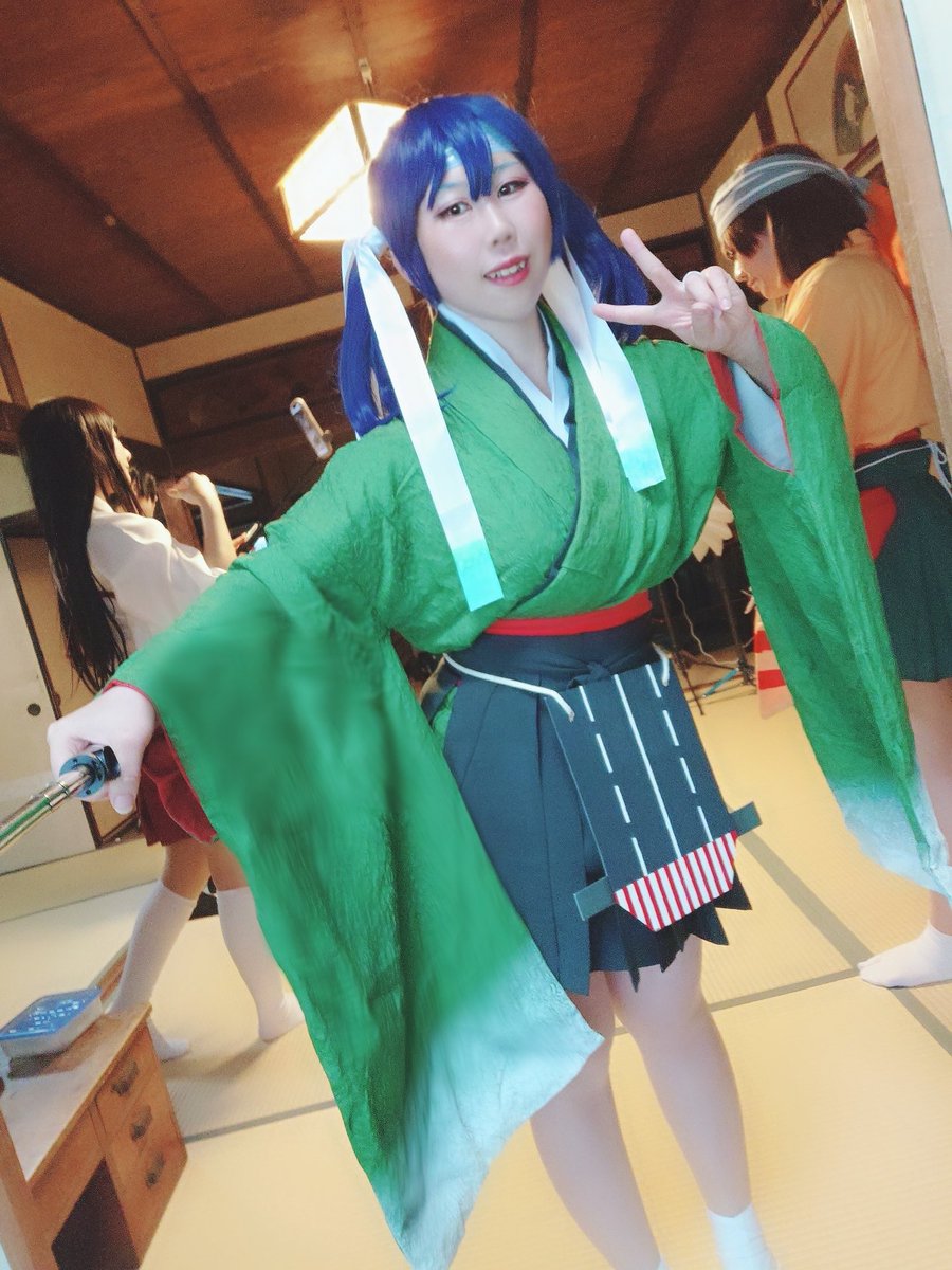 ＃一二五空母寮　

提督！
蒼龍で参加したよ〜✨
何気に改二バージョン初めて！
鉢巻とリボン頑張った💕
皆と併せ最高に楽しかった！
ありがとう✌