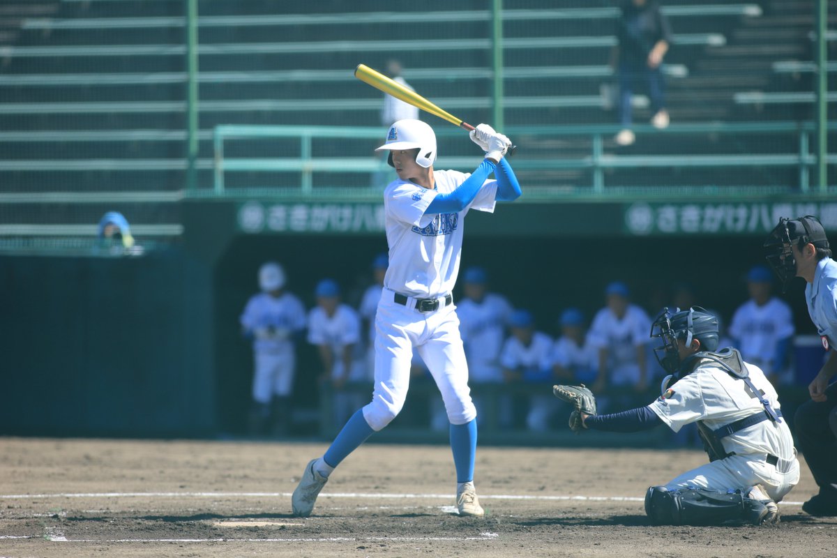 sisinji's tweet image. 第77回秋季東北地区高等学校野球秋田県大会 
さきがけ八橋球場
        
秋田工業高校対秋田南高校 

秋田工業高校　　    
田口　怜玖（2年　城南中学校/秋田北リトルシニア）  
三村　豪（1年　男鹿東中学校/SFIDABC）     

＃質実剛健
#金砂ブルー