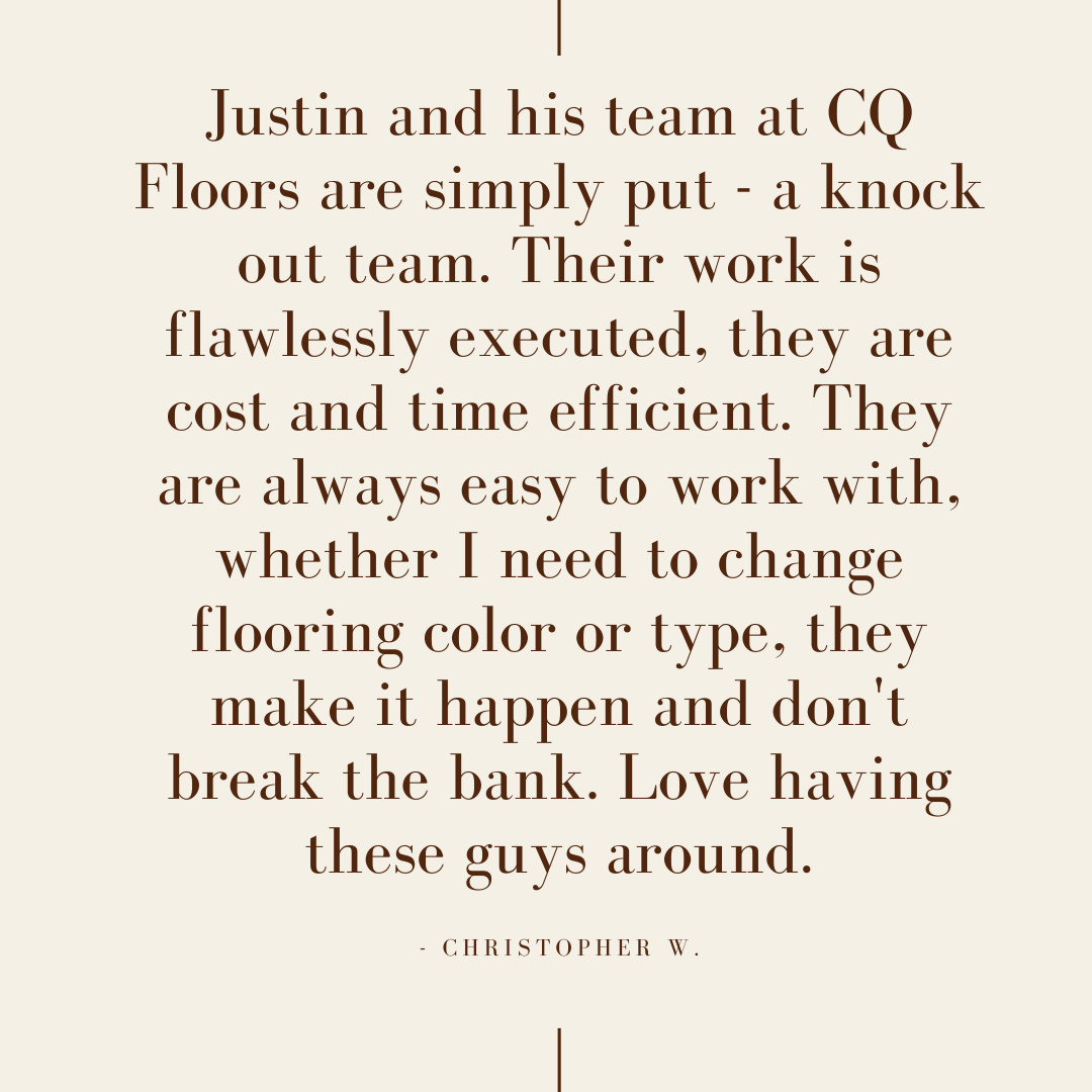 💬 “Professional, reliable, and beautiful work!”
Our clients say it best—check out one of our many 5 star reviews and see why clients choose CQ Floors.
#TrustLocal #SanDiegoContractors #FlooringExperts #CQFloors