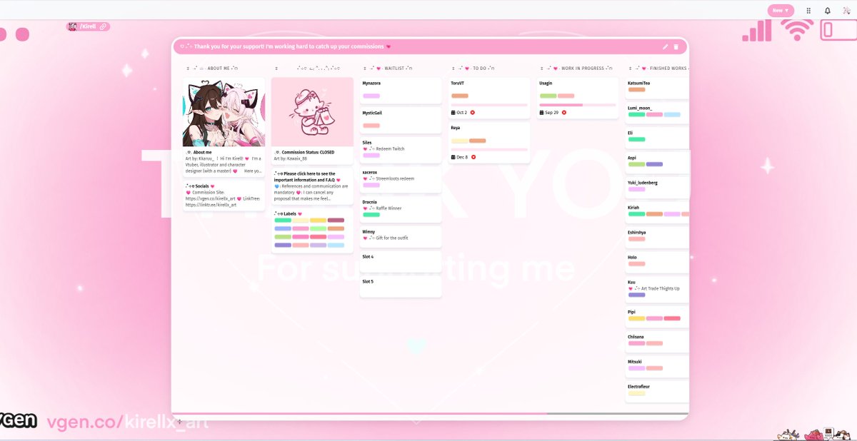 ₊˚⊹♡ <a href="/sievepage/">Sieve 💫</a> It's the best website and the one where I've been treated the best in my life 👉🏻👈🏻

If you are an artist and don't have a place to track your commissions, I highly recommend their website!! 🩷🩷

(Here's mine and my bongo cats✨)